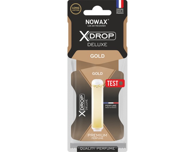 Ароматизатор целюлозний з капсулою Nowax серія X Drop Deluxe - Gold, ціна: 80 грн.