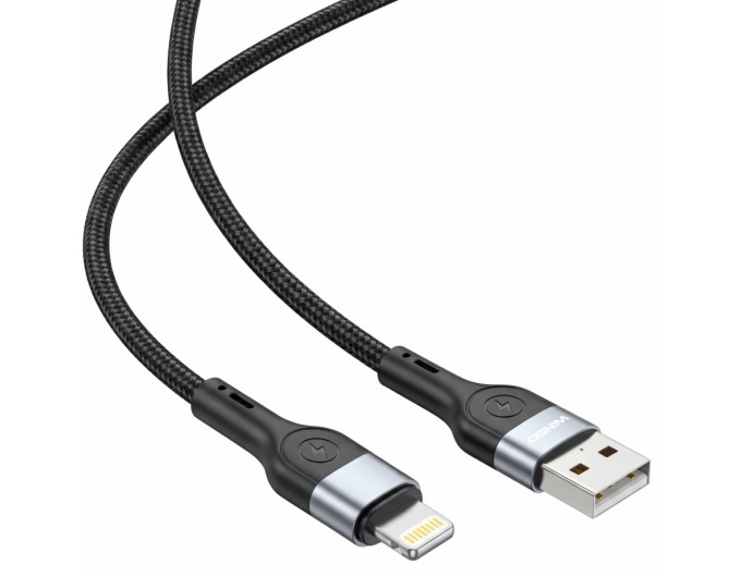 Кабель Winso Pro USB to Lightning TPE+плетіння 1,2м чорний, ціна: 114 грн.