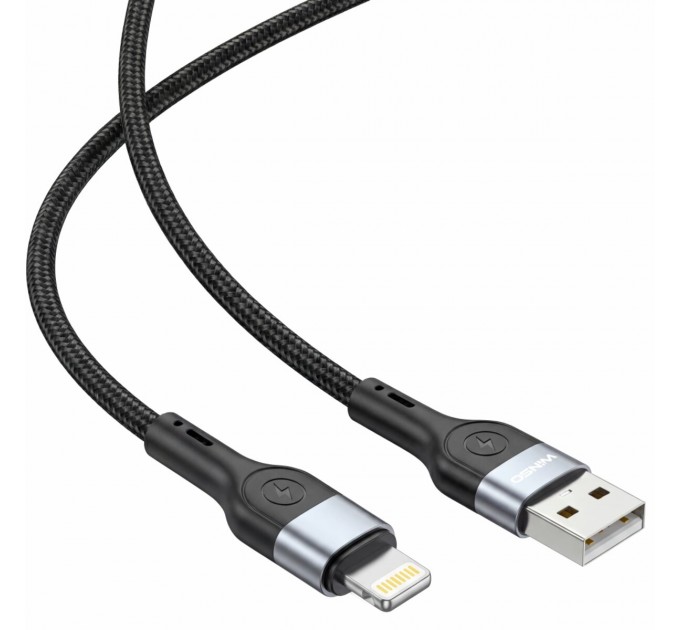 Кабель Winso Pro USB to Lightning TPE+плетение 1,2м черный, цена: 114 грн.