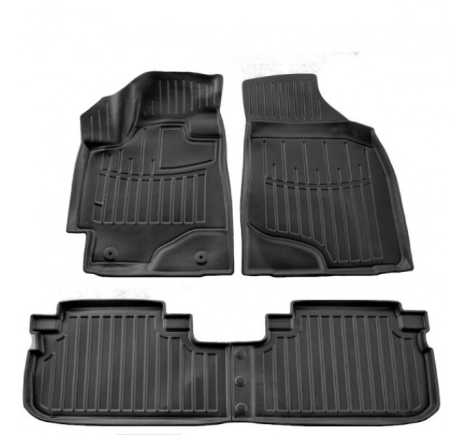 Toyota Highlander (XU40) (2008-2013) комплект 3D ковриков с 4 штук (Stingray), цена: 1 870 грн.