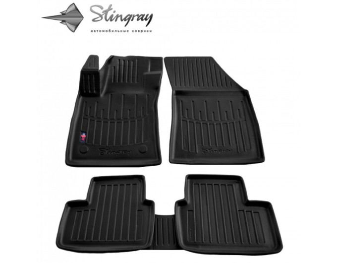 Renault Megane IV (sedan/universal) 2015-...) комплект 3D ковриков с 5 штук (Stingray), цена: 1 870 грн.
