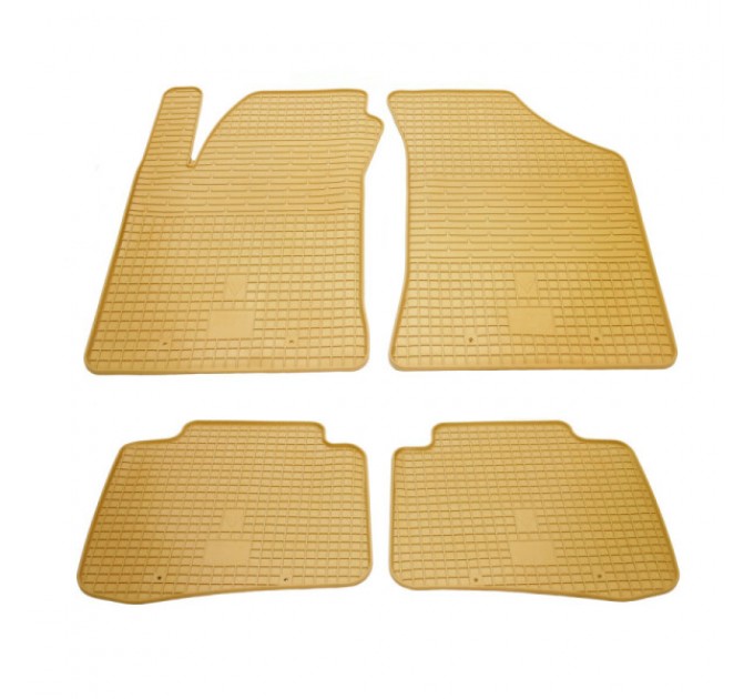 Kia Kia Cerato 2004- Комплект из 4-х ковриков Бежевый в салон (Stingray), ціна: 2 200 грн.