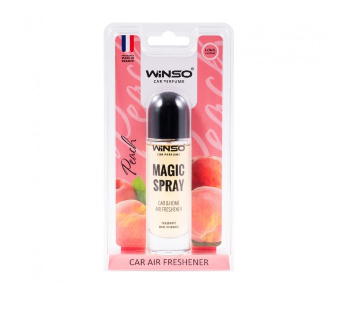 Ароматизатор Winso Magic Spray Peach, 30мл 532560 в виде спрея, цена: 167 грн.