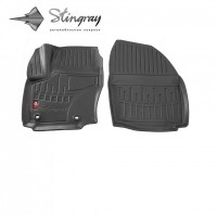 Ford Galaxy (WA6) (2006-2015) (OWAL clips) комплект 3D ковриков с 2 штук (Stingray)