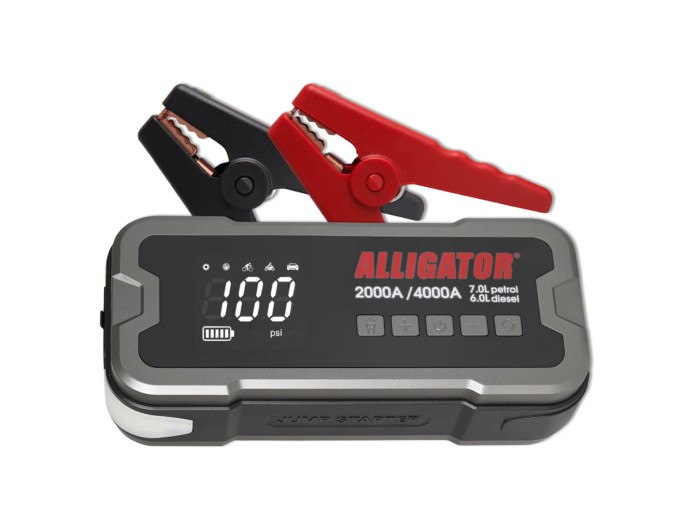 Пусковое устройство Alligator Jump Starter 2000A/4000A 24000mAh с компрессором 10Bar, цена: 5 385 грн.