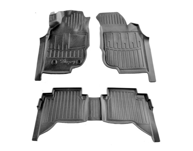Toyota Hilux VII (Crew Cab) (2004–2015) комплект 3D ковриков с 5 штук (Stingray), цена: 1 870 грн.