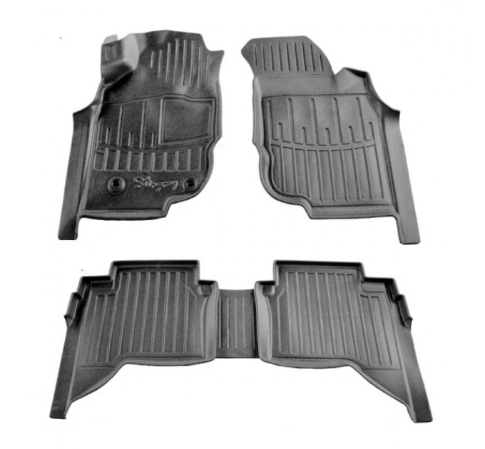 Toyota Hilux VII (Crew Cab) (2004–2015) комплект 3D ковриков с 5 штук (Stingray), цена: 1 870 грн.