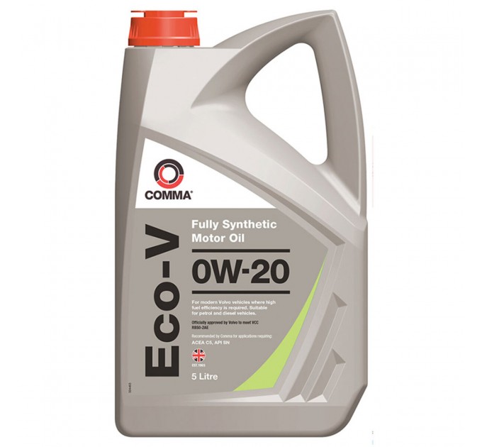 Моторное масло Comma Eco-V 0W-20 5л, цена: 3 283 грн.