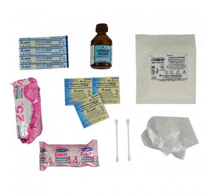 Аптечка медицинская транспортная-1, согласно ТУ, пластиковый футляр, цена: 179 грн.