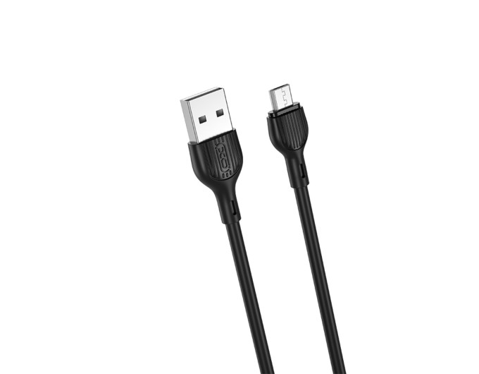Кабель XO USB to Micro USB 2,1А 2м чорний, ціна: 39 грн.