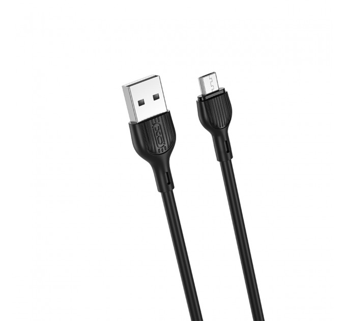 Кабель XO USB to Micro USB 2,1А 2м черный, цена: 29 грн.