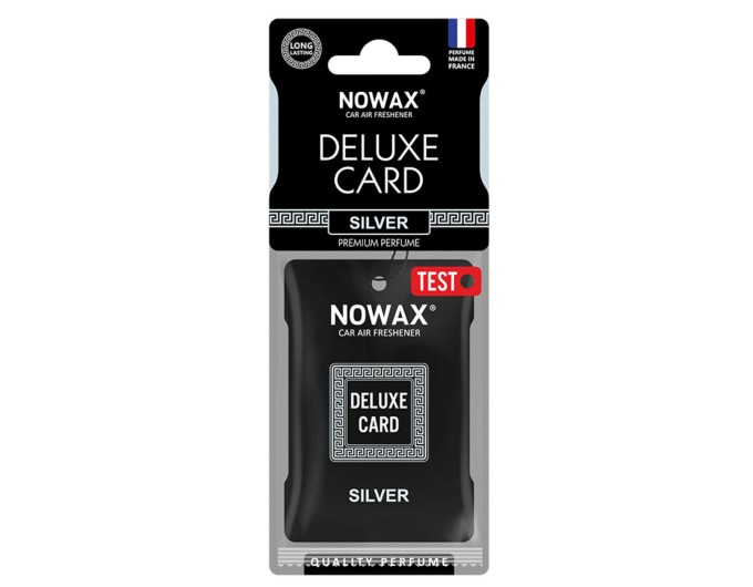 Ароматизатор Nowax Delux Card Silver, 6g сухий, ціна: 48 грн.