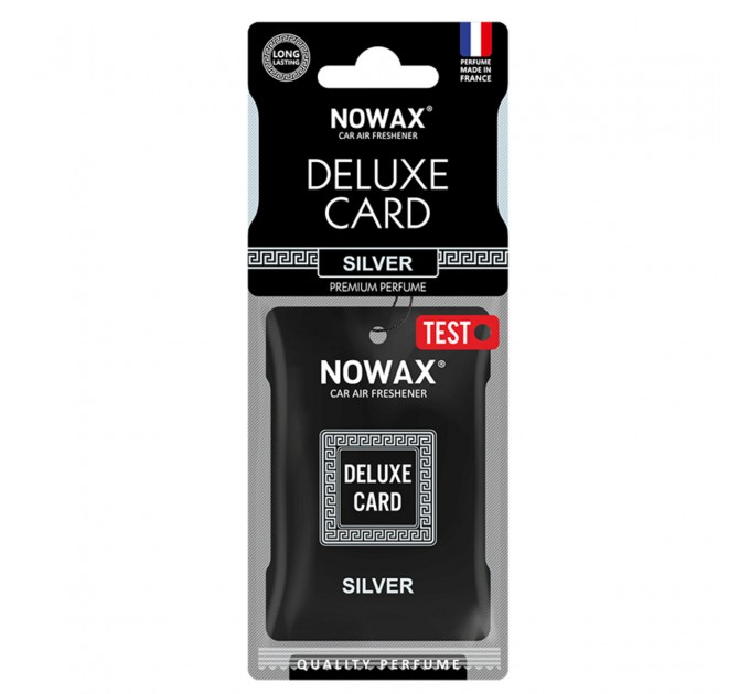 Ароматизатор Nowax Delux Card Silver, 6g сухий, ціна: 46 грн.