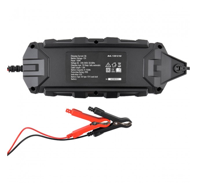 Зарядний пристрій АКБ Winso Pro 12В 150А·год 6А з LCD-екраном, ціна: 1 857 грн.