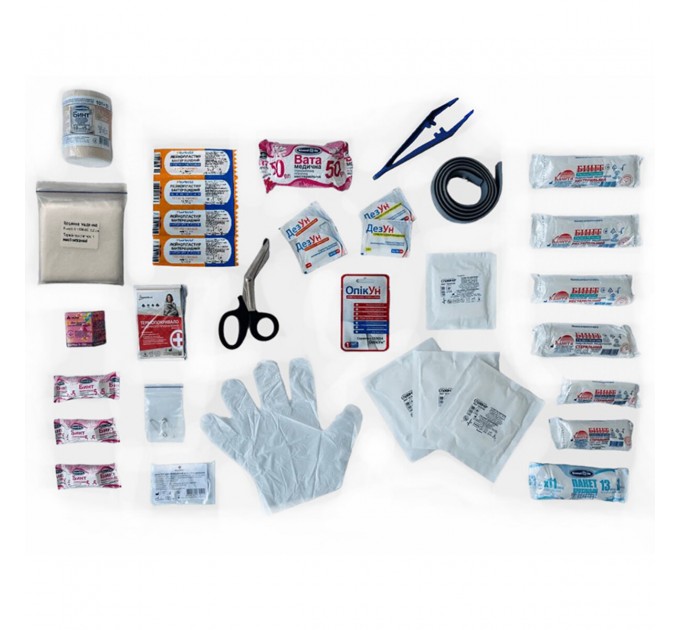 Аптечка медична автомобільна АМА-1 згідно ТУ, м'який футляр, ціна: 1 100 грн.