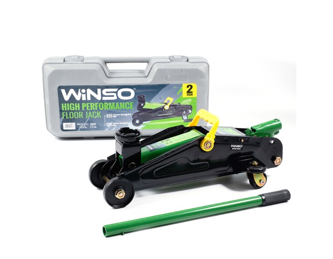 Домкрат гідравлічний підкатний Winso 2т 135-335мм у кейсі, ціна: 2 135 грн.