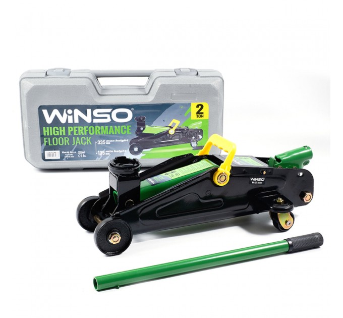 Домкрат гідравлічний підкатний Winso 2т 135-335мм у кейсі, ціна: 2 024 грн.