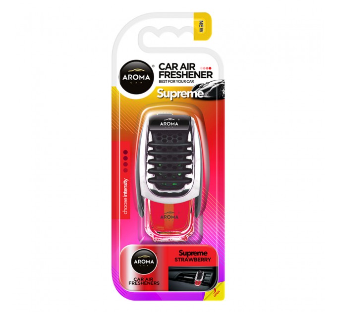 Ароматизатор Aroma Car Supreme Slim Strawberry жидкий 7мл, цена: 163 грн.