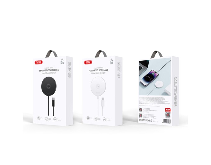 Беспроводное зарядное устройство для XO CX022 Magnetic Wireless Charger Type-C белый, цена: 389 грн.