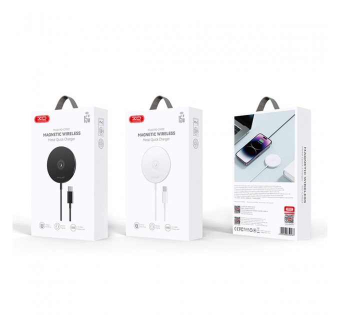 Беспроводное зарядное устройство для XO CX022 Magnetic Wireless Charger Type-C белый, цена: 369 грн.