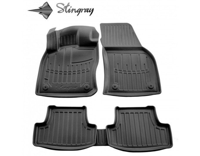 Audi Q2 (2016-...) комплект 3D килимків з 5 штук (Stingray), ціна: 1 870 грн.