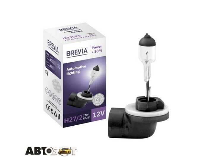 Галогенна лампа BREVIA Power +30% H27/2 12272PC (1 шт.), ціна: 183 грн.