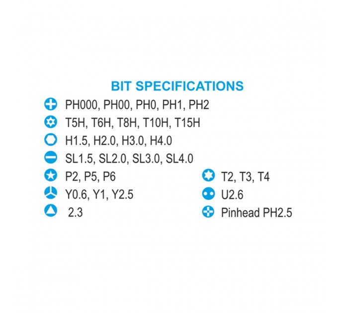 Викрутка Brevia з комплектом насадок для точних робіт 31в1, ціна: 540 грн.