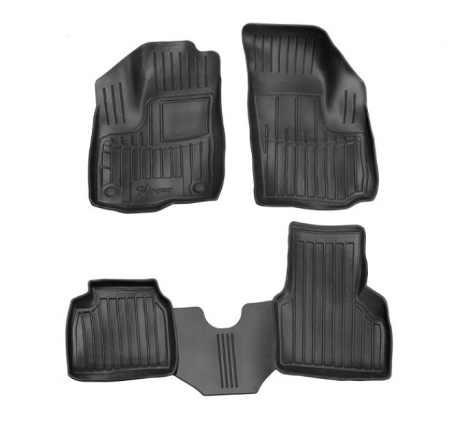 Fiat Doblo (2000-2010) комплект 3D килимків з 4 штук (Stingray), ціна: 1 870 грн.
