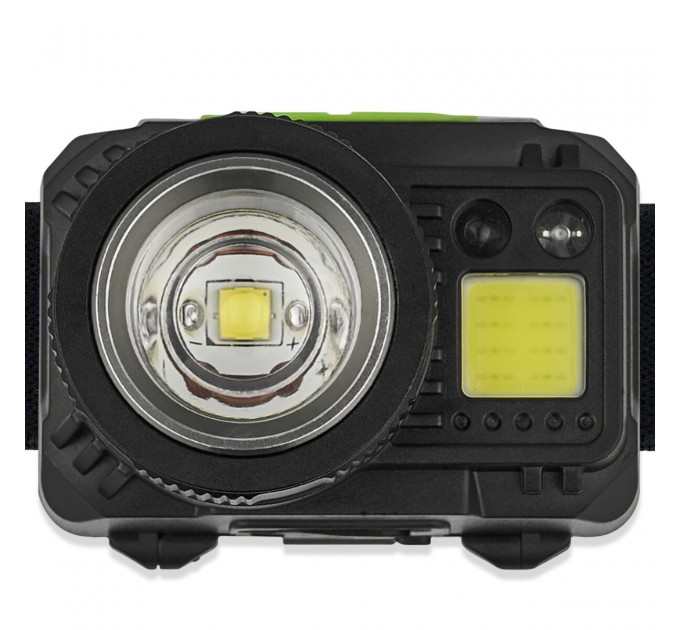 Фонарь налобный Winso Pro 550Lm, 5W CREE XPG+COB, 1200mAh/3xAAA, с сенсором белый/красный, цена: 894 грн.