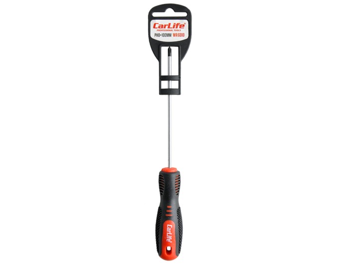 Отвертка Carlife крестовая PH0x100mm, Cr-V 6150, цена: 31 грн.