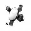 Автомобильный держатель телефона XO 126 Mirror Face Gravity Air Outlet Latch Bracket черный, цена: 139 грн.