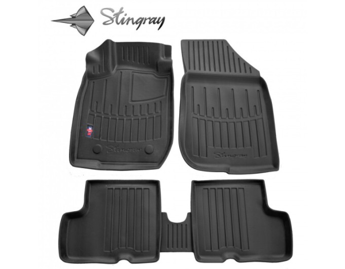 Dacia Duster (2015-2018) (2WD) комплект 3D ковриков с 5 штук (Stingray), цена: 1 870 грн.