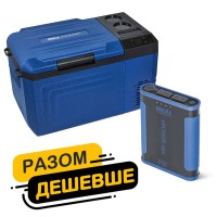 Холодильник автомобільний Brevia 19л 22150 + портативна зарядна станція Brevia ePower 48Ah