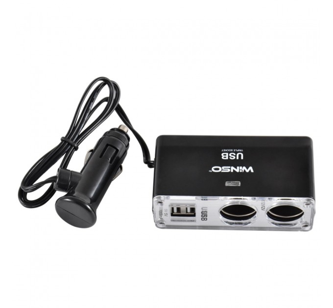 Розгалужувач прикурювача Winso 2в1 200110, ціна: 156 грн.