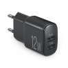 Сетевое зарядное устройство Brevia ePower 12W 2xUSB-A черный, цена: 228 грн.