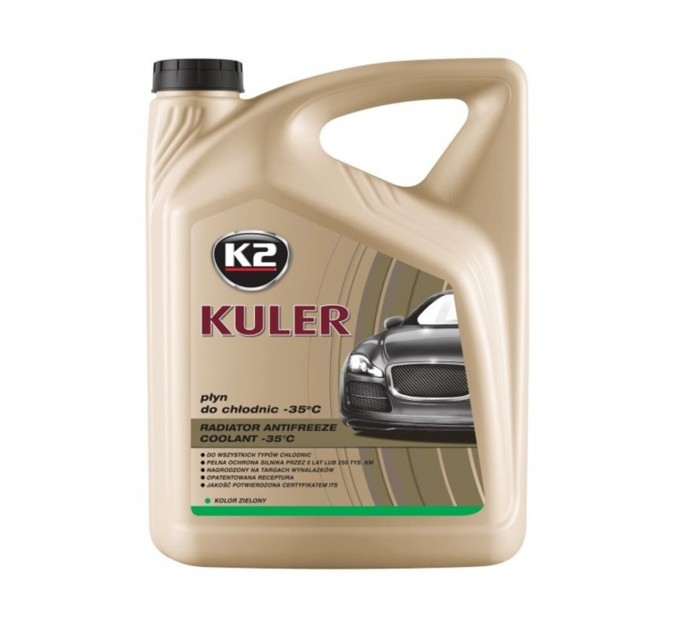 Антифриз K2 Kuler Long Life G11 -35°C зелений готовий 5л, ціна: 385 грн.