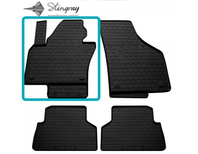 Volkswagen Tiguan I (2007-2015) килимок передній лівий (Stingray), ціна: 919 грн.