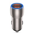 Автомобильное зарядное устройство XO CC52 Metal Dual USB QC3.0 36W черный, цена: 199 грн.