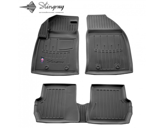 Ford Fiesta(2002-2008) комплект 3D ковриков с 5 штук (Stingray), цена: 1 870 грн.