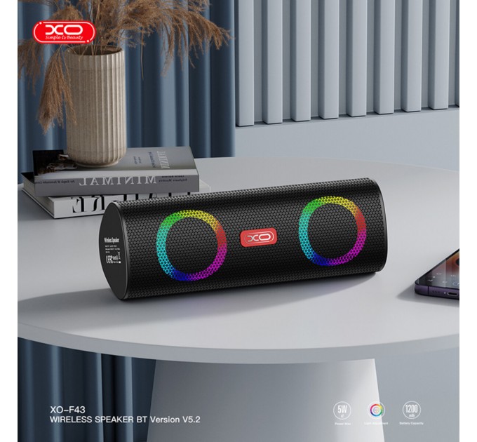 Портативная Акустика XO F43 Dual Speaker 10W черная, цена: 769 грн.