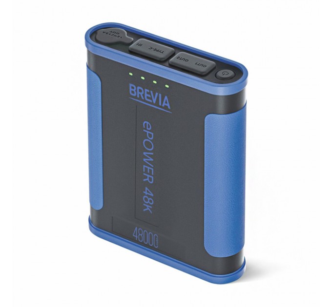 Повербанк (Power Bank) Brevia ePower 48000mAh 153.6Wh LiFePo4 чорно-синій, ціна: 5 499 грн.
