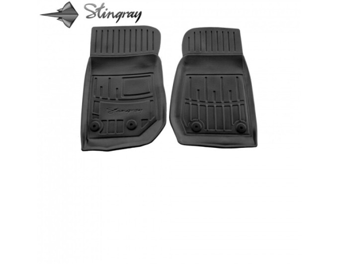 Jeep Wrangler (JK) (5 doors) (2007-2018) комплект 3D ковриков с 2 штук (Stingray), цена: 1 137 грн.