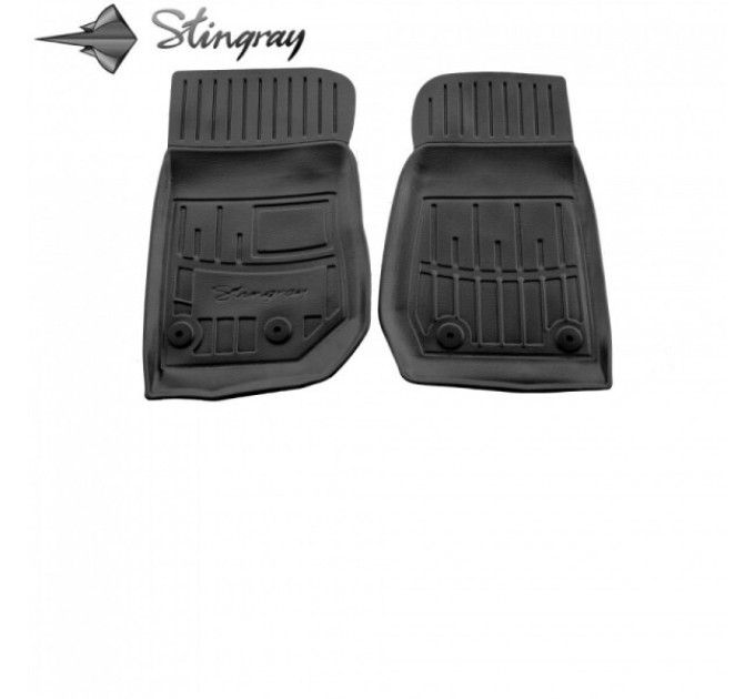 Jeep Wrangler (JK) (3 doors) (2007-2018) комплект 3D ковриков с 2 штук (Stingray), цена: 786 грн.