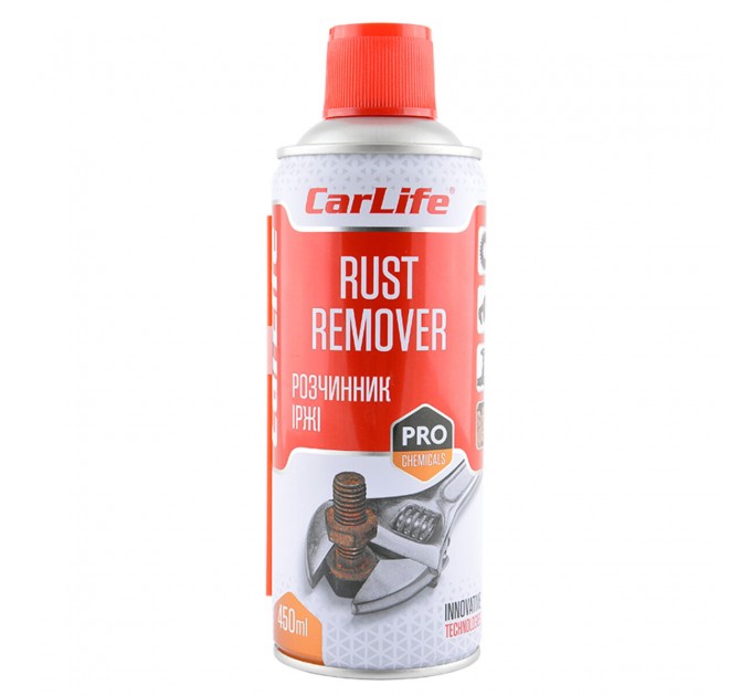 Растворитель ржавчины CarLife Rust Remover, 450мл, цена: 142 грн.
