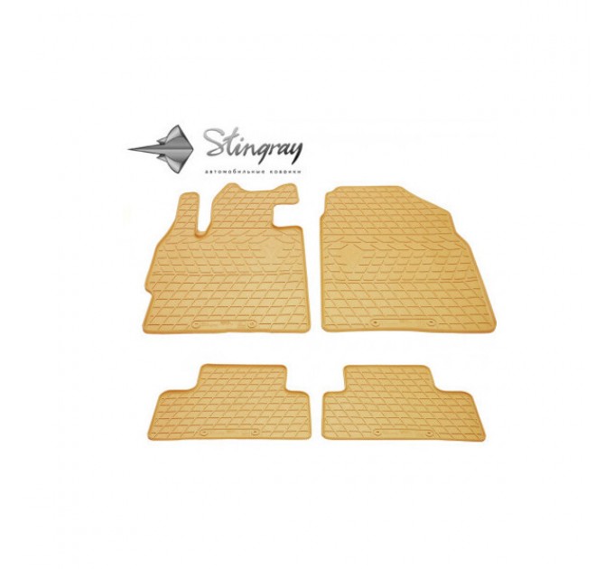 Mazda CX-7 2006- Комплект из 4-х ковриков Бежевый в салон (Stingray), ціна: 2 200 грн.