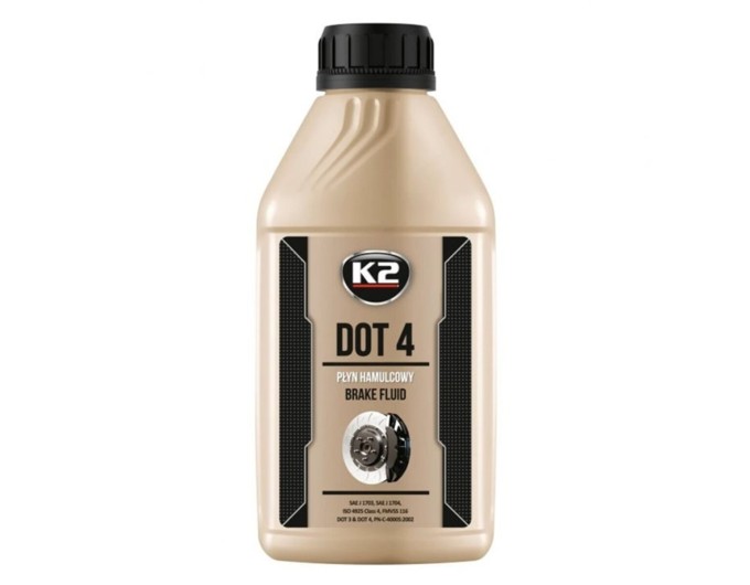 Гальмівна рідина K2 Turbo Brake Fluid DOT 4 500мл, ціна: 131 грн.