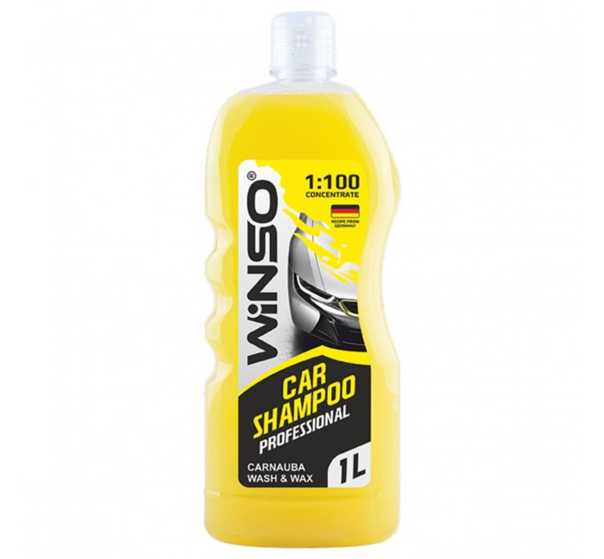 Автошампунь Winso концентрат Car Shampoo Carnauba Wash&Wax, 1л, цена: 104 грн.