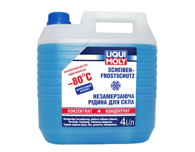Омивач скла Liqui Moly Scheiben Frostschutz -80°C зимовий Свіжість концентрат 4л, ціна: 885 грн.