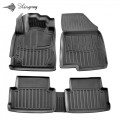 Dacia Logan III (2020-...) комплект 3D ковриков с 5 штук (Stingray), цена: 1 870 грн.