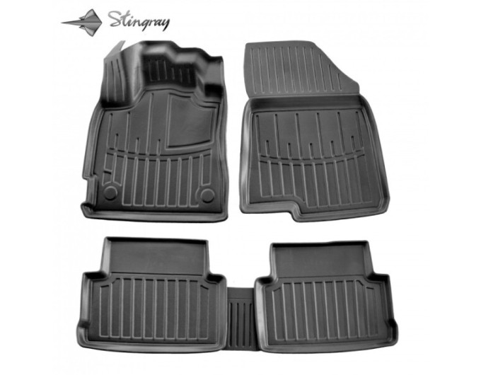 Dacia Logan III (2020-...) комплект 3D ковриков с 5 штук (Stingray), цена: 1 870 грн.